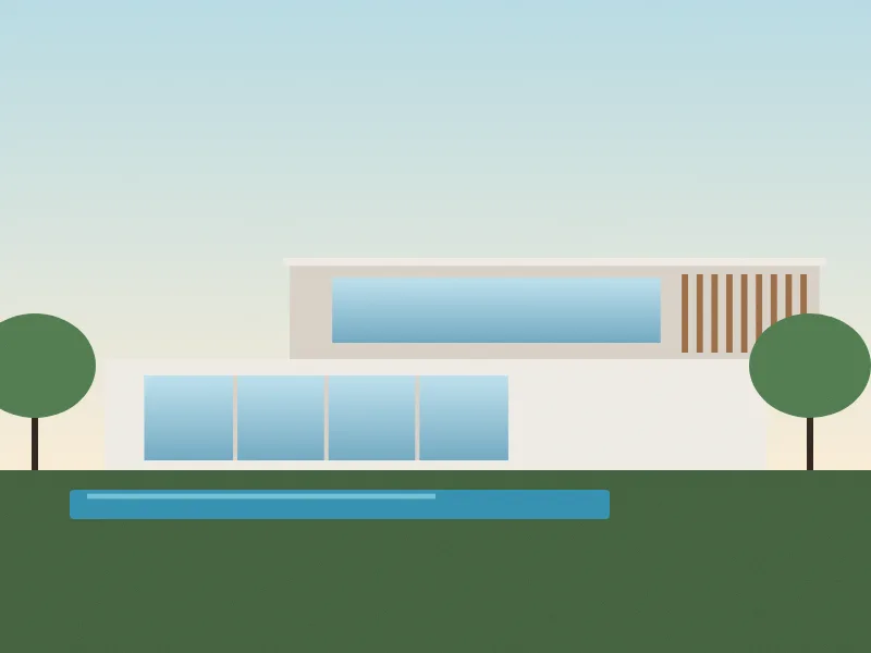 Casa minimalista a estrenar